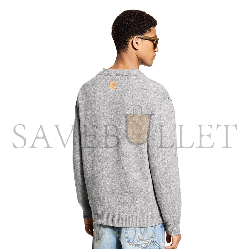 LOUIS VUITTON CHUNKY WOOL-CASHMERE CREWNECK 1AJBU3